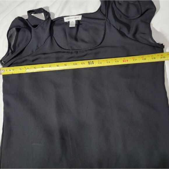 Ambiance apparel black cold shoulder blouse - Picture 7 of 7